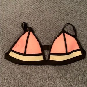 Triangl bikini top (real) with drawstring bag